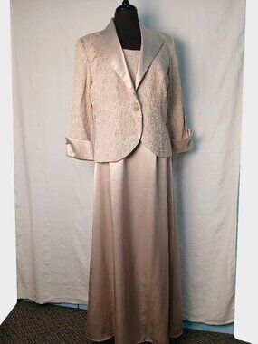 Ivory Dress and Jacket Event Gown